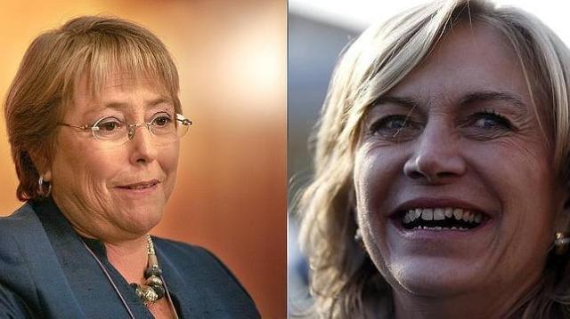 Michelle Bachelet, left and Evelyn Matthei are the candidates in this year's presidential election in Chile